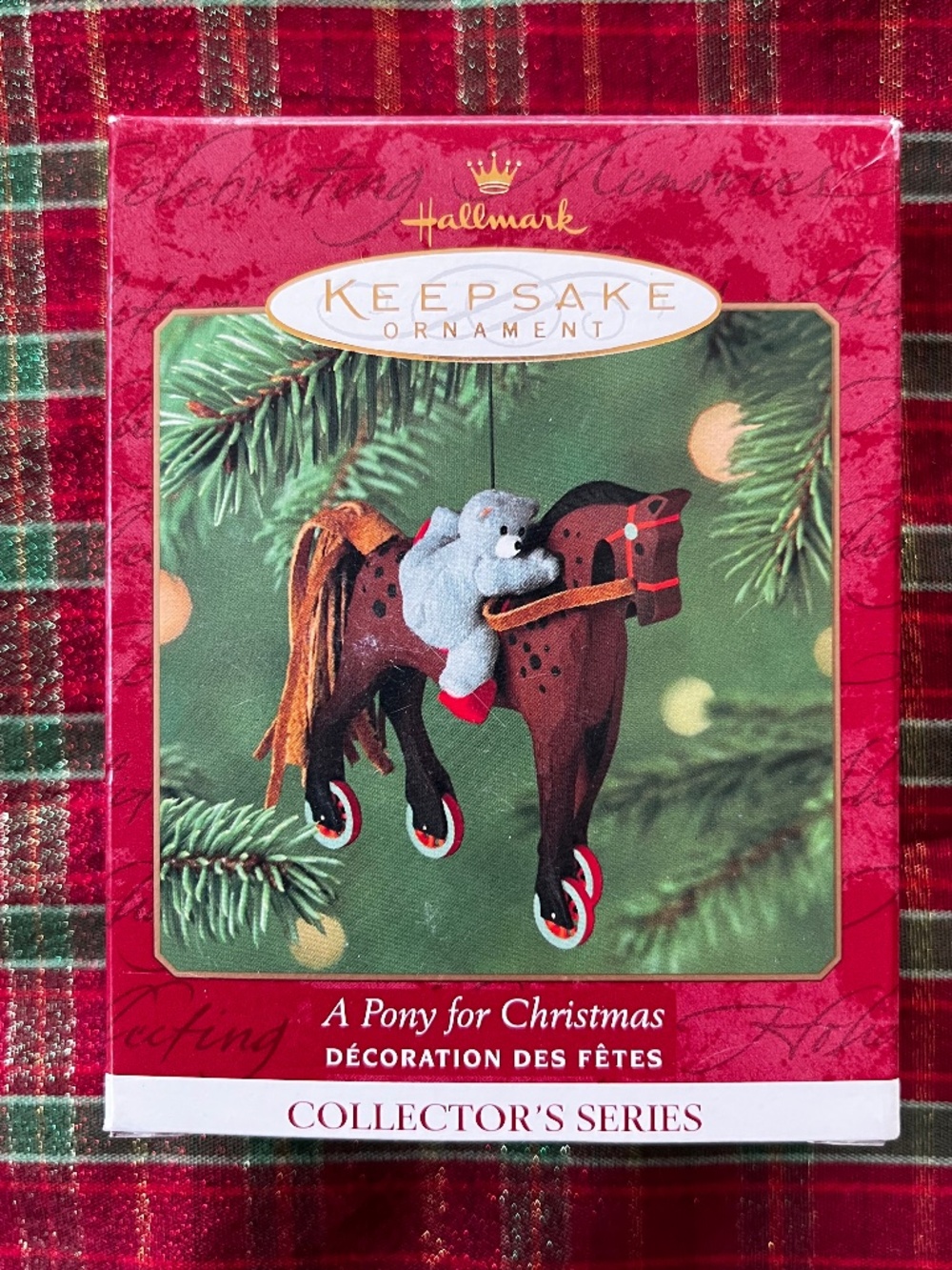 Hallmark Keepsake A PONY FOR CHRISTMAS, 2001. NIB